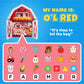 Bizyboo - The Original Seek & Find Plush - Hidden Object Search Problem Solving Educational Matching Game For Kids 2 And Up (Ol'