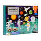 Petit Collage Magnetic Play Scene, Outer Space - Magnetic Game Board with Mix and Match Magnetic Pieces, Ideal for Ages 3+ - Inc