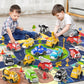 TEMI Baby Toddler Toys, 15 Pieces Baby Truck Car Toy with Play Mat/Storage Bag, Baby Toys for 1 2 3 Year Old Boy, 1 2 Year Old B