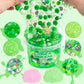 Lawoho Frog Clear Slime 300Ml, Green Clear Slime Kit For Girls Ages 8-12 With 8 Packs Slime Add-Ins, Slime For Kids Party Favors, Non Stick Slime With Clay, Birthday Halloween Christmas Easter Gifts