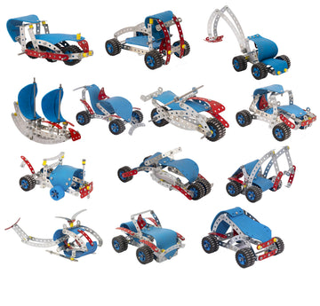 Cloudtech Enginero Mechanical Kit For Kids | Metal Construction Engineer Toys | Stem Toy Set For Boys & Girls, Age 7+ | Level 2 