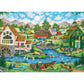 Masterpieces 1000 Piece Jigsaw Puzzle for Adults, Family, Or Kids - Millside Picnic - 19.25x26.75