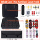 Aenllosi Hard Case For 36Pcs Fingerboards,Large Capacity Holder For Mini Finger Skateboards Toy,Compatible With Grip Tapes,Bearing Wheels,Trucks & Decks(Black,Case Only)