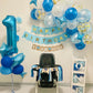 Paticool 40 Inch Blue Number Balloon 6, Large Number Foil Balloons Mylar For Girl Boy Birthday Party Celebration Decorations Sup