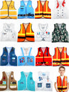 Puteraya 15 Pcs Kids Community Helper Dress Up Vest Career Cosplay Clothes Occupation Costumes For Toddlers Role Pretend Play