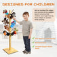 Montex Puppet Stand Up To 15 Puppets, Wooden Puppet Tree, Puppets Holders