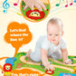 Helsort Baby Car Toys for 1 Year Old Boy with Musical Playmat, Animal Sounds and Pull Back Vehicles for Toddlers 1-3, Soft Baby