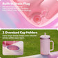 SLOOSH Inflatable Tanning Pool Lounger Float  70 x 46 Pool Floats mature-themed with Pillow  4 in 1 Suntan Tub Raft Floatie Sunbathing Bed Lounge for Water Blow Up Ball Pit Party Gifts Pink Tie-dye