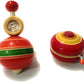 Crafts India Handcrafted channapatna Wooden Spinner Tops, lattu, bugari Dolls/Toys Combo 2 pcs