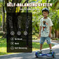 SIMATE Scooter, Bluetooth Speakers and LED Light-Up Wheels, APP Control, Dual 250W Motors, 8.5 mph Max Speed & 8.5 Miles Max Ran