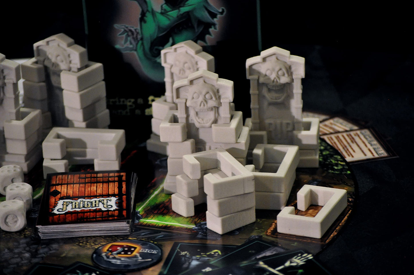 SolidRoots Fright - Bring a Friend and a Shovel. |Strategy Board Game | Great for Family Game Night | 2-5 Players | Ages 8 to mature-themed | Best Halloween Game