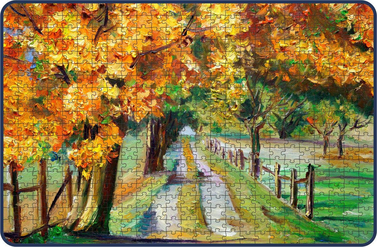 Webby Kids The Maple Tree Painting Wooden Jigsaw Puzzle, 500 Pieces