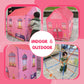 Play 10 Tent Playhouse, Kids Tent Indoor Kids Play Tent, Tents For Kids Outdoor Toys For Toddlers 3-5 Girl House