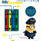 Despicable Me Minions Rise of Gru 48-Page Coloring and Activity Book with 4 Crayons 47653