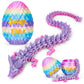 3D Printed Dragon Egg with Dragon Inside, Dragon Egg Fidget Toy Crystal Dragon, 3D Printed Animals Surprise Egg for Kids, Execut