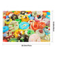 Tektalk 1000-Piece Jigsaw Puzzle - Donut Feast - Cardboard - Model WGPT033 for Teens & Adults
