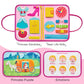 Freebear Busy Board Toddler Travel Toys Quiet Book Sensory Toys For Toddlers 1 2 3 4, Montessori Toys For Toddler Activities Board, Educational Toys For 3 4 Year Old Girls Boys Gift, Princess