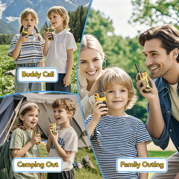 Simrex Walkie Talkies For Kids 2 Pack, Hd Radio Long Range Walkie-Talkie, Kids Intercom, And Outdoor, Camping Walkie-Talkie, Ideal For Kids 3-12 Years Old