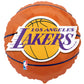 Anagram International Los Angeles Lakers Flat Party Balloons, 18, Multicolor