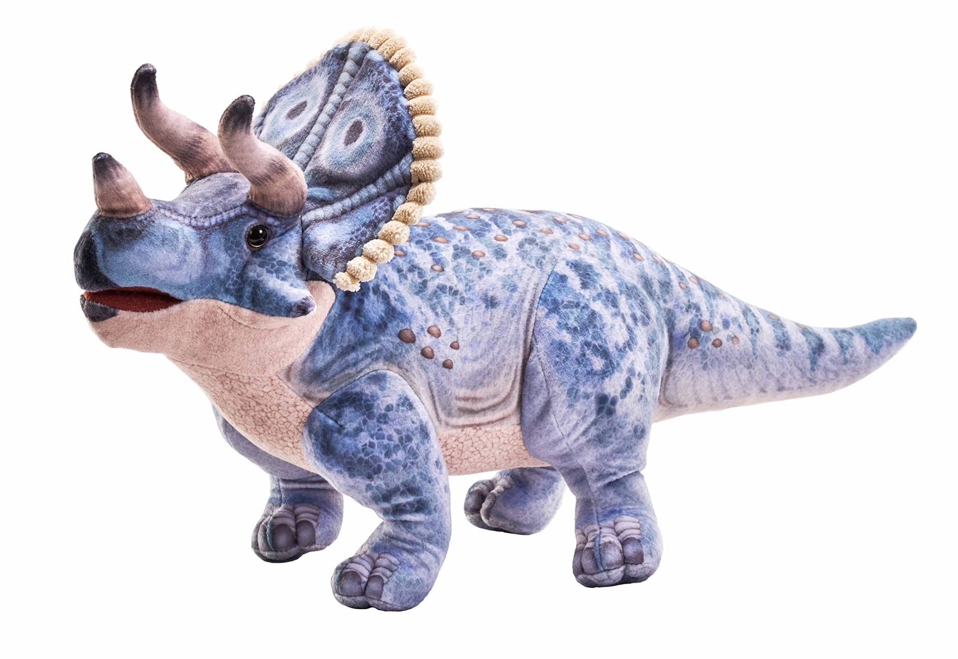 Wild Republic Artist Collection, Dinosaur Triceratops, Gift for Kids, 15 inches, Plush Toy, Fill is Spun Recycled Water Bottles