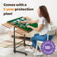 Joyberri Jigsaw Puzzle Table/Rolling Desk - 1500 Piece Puzzle Board/Portable Jigsaw Tables With Drawers And Legs - Height Adjust