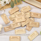 Cypherx Kids Reward Tokens, Unique Birthday Wooden Tokens For Kids, 24 Redeemable Tokens + 3 Blank Diy Tokens, Coupon Shaped (No