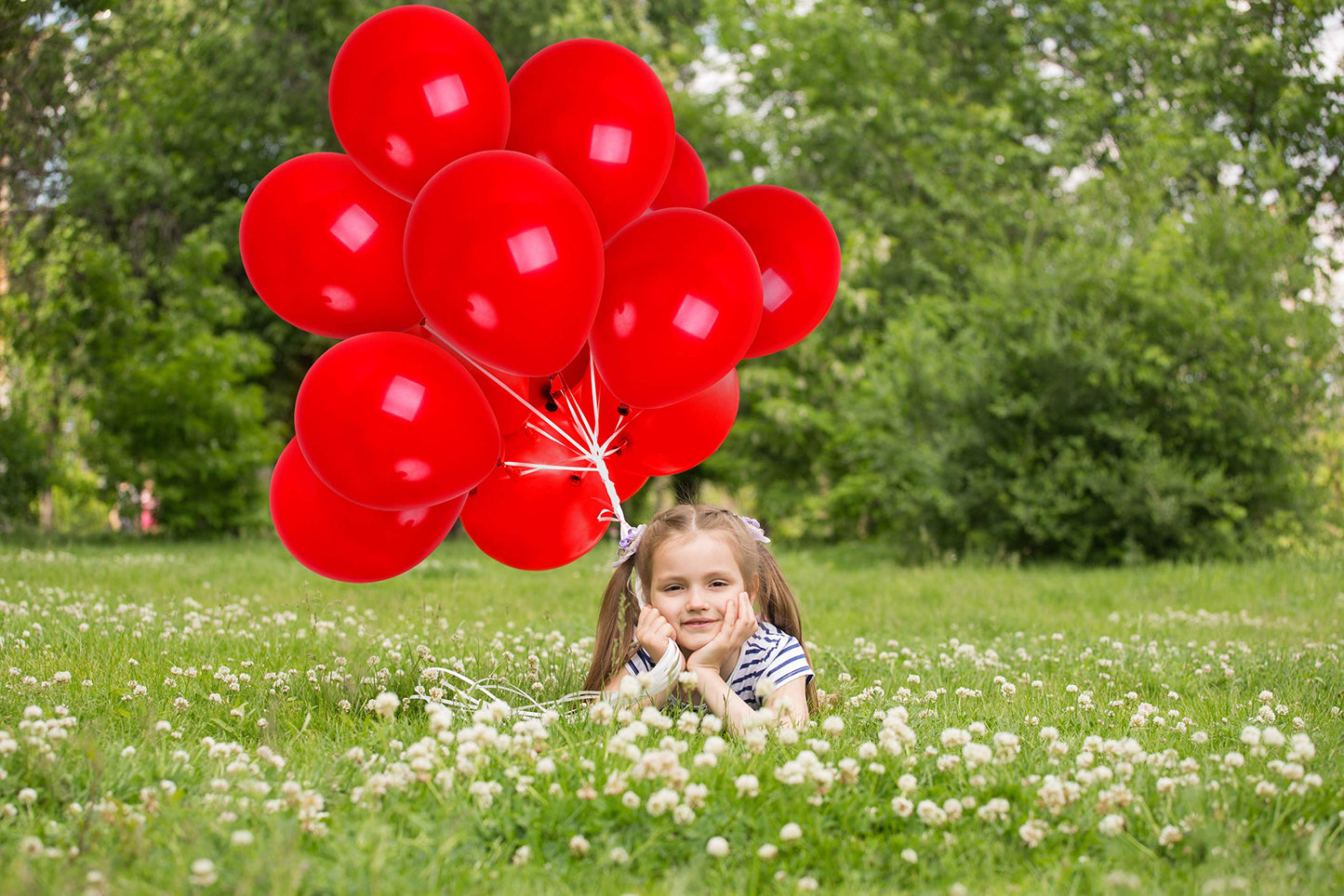 Treasures Gifted Matte Red Balloons - Dark Red Balloons - Ruby Red Balloons - Cherry Red Latex Balloons - Crimson Latex Balloons