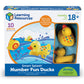 Learning Resources Number Fun Ducks - 10 Pieces, Ages 18+ Months Toddler Learning Toys, Preschool Toys, Toddler Bath Toys, Baby Bath Toys