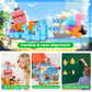Toyunited Magnetic Blocks - 100Pcs Magnetic Building Blocks Magnetic Cube Stacking, Build Pirate-Ship Set, Stem Montessori Senso