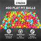 Balancefrom Ball Pit Balls, 800 Count Toy Plastic Play Balls For Kids, Rainbow