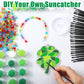 WinnerWhy 36 Sets St. Patricks Day Shamrock Suncatchers Ornaments Decorations DIY Window Paint Suncatchers Craft Kits Lucky Sha