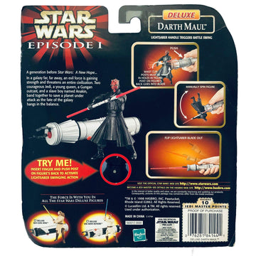 Star Wars Episode I Deluxe Figure: Darth Maul #101