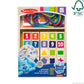 Melissa & Doug Wooden Lacing Beads Set - 25 Beads, 4 Cords, Multi-color, FSC Certified, Model 33046, 10.0 x 7.0 x