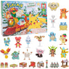 Pok?mon NEW 2024 Holiday Advent Calendar with 24 Gifts - Christmas Playset for Kids - Characters Include 2 Pikachu  Bulbasaur  Charmander & More - 16 Toy Figures & 8 Christmas Accessories - Officially Licensed - For Boys & Girls 4+