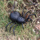 Tipmant Rc Spider Remote Control Tarantula Realistic Animal Crawler Scary Trick Kids Halloween Christmas Prank Gag Toys Birthday Gifts (Black Plastic)