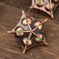 UDIXI Metal DND Dice Set, 7PCS Polyhedral Dice Set D&D with Unique Shape for Dungeons and Dragons Role Playing Games RPG Board G