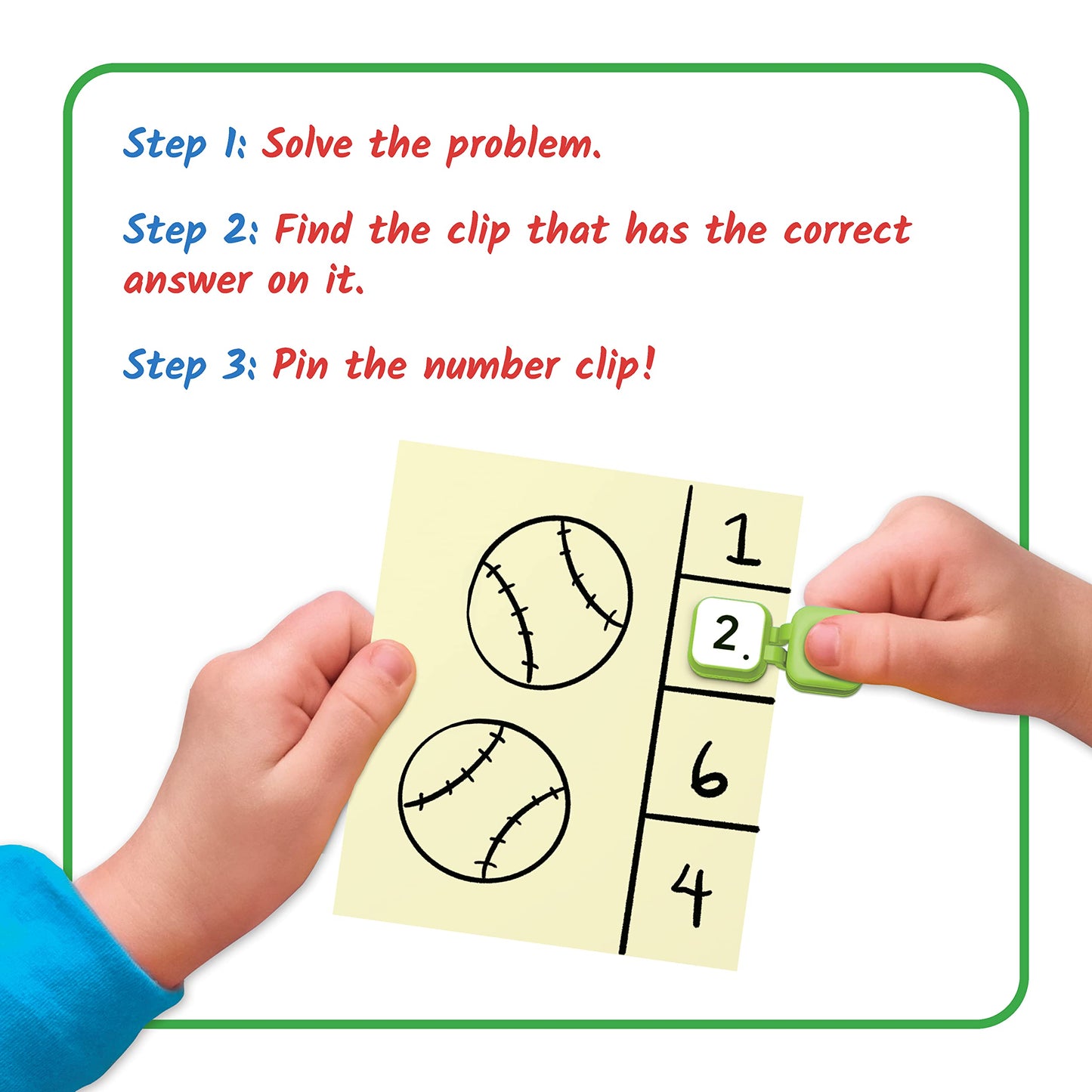 LEARN MY NUMBERS FINE MOTOR CLIPS