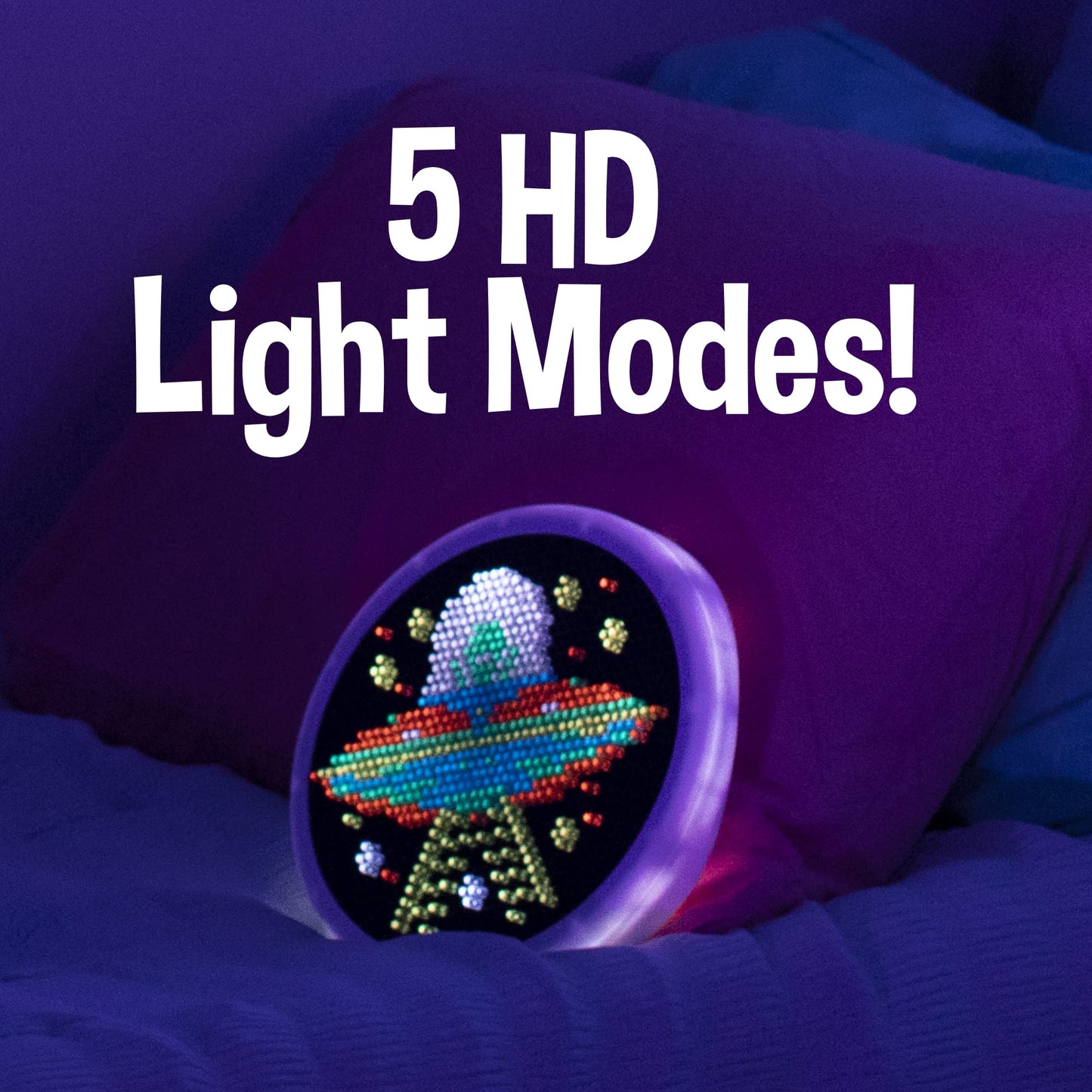 Lite Brite High Definition Light Up Toy - Oval, Multicolor, 650 Mini Pegs, 8 HD Design Templates, Ages 6+ - Model 02250