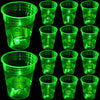 mishunyus 24 Pcs Glow St.Patricks day Cups,St.Patricks Day Party Supplies,Shamrock Party Cups for Party Decorations,Party Favo