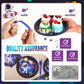 Scione 96 Pcs Outer Space Party Decorations Galaxy Party Tableware Set, Solar System Paper Party Plates Napkins Forks For 24 Guests, Kids Party Favors Space Themed Birthday Party Supplies