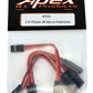 Apex RC Products 3'' / 75mm JR Style Servo Extension - 5 Pack #1002