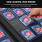 WisOffice Card Binder 1000 Pockets  enhanced PU Cover 16 Pocket Trading Card Binder  Ringless Side Loading Collection Album Holder for Lorcana  MTG  TCG  Sports&Games  Black
