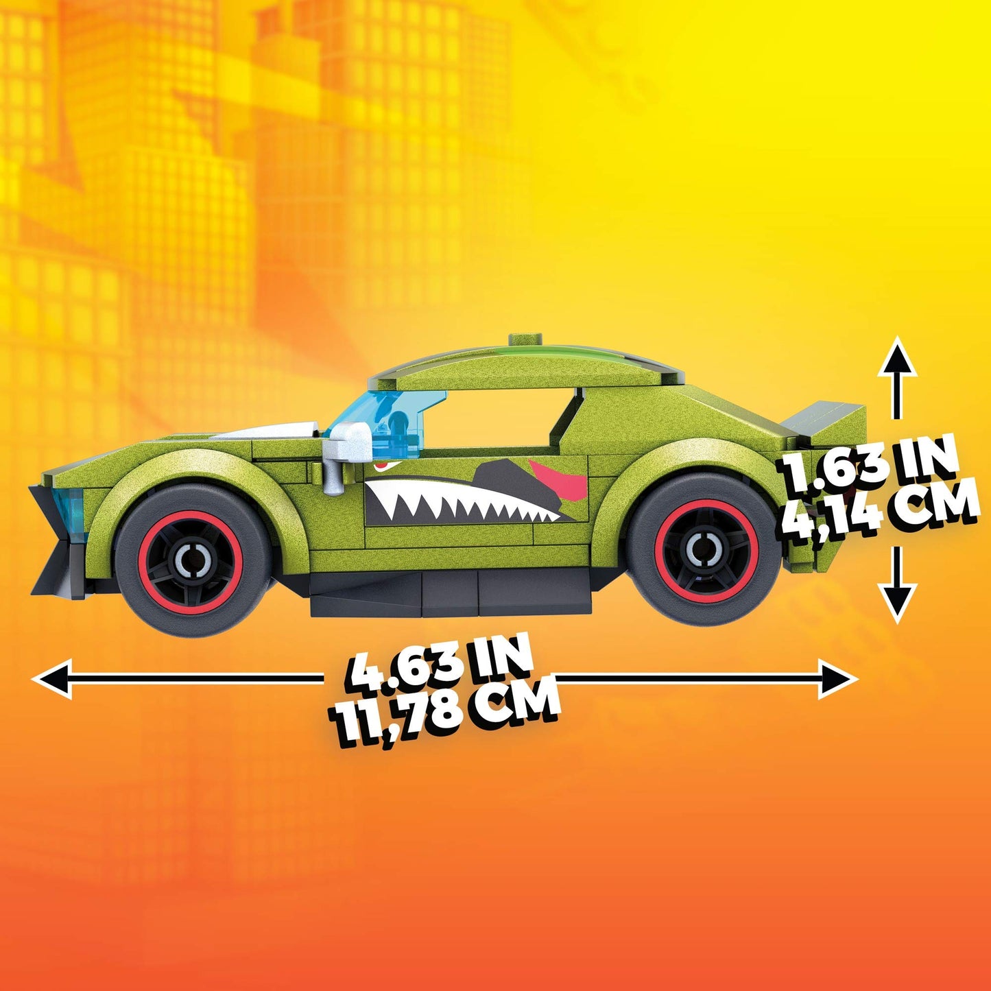 Mega Construx Hot Wheels Muscle Bound Construction Set, Building Toys For Kids 5 Years And Up