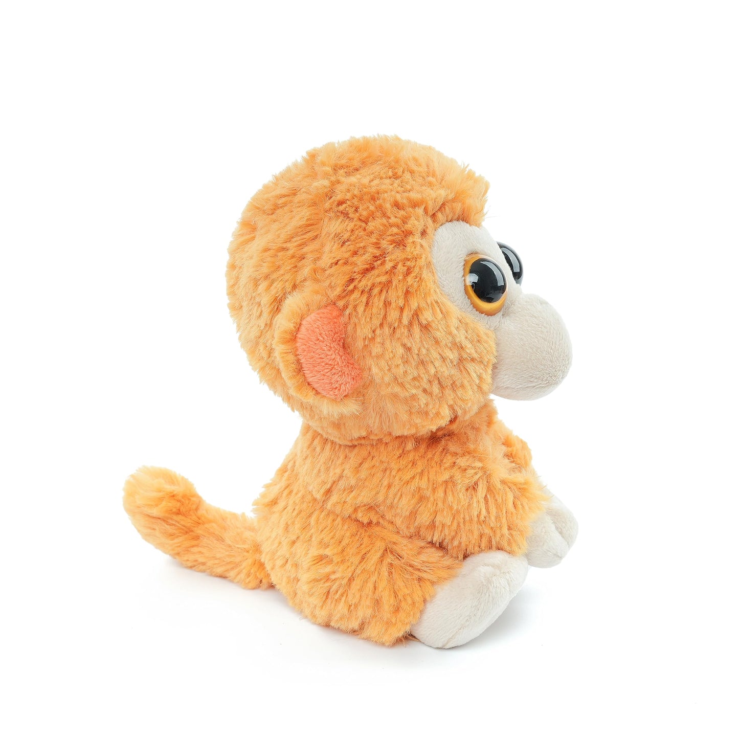 Weigedu Baby Small Monkey Toy Stuffed Animal, Cute Plush Gifts For Kids Birthday Bedtime Easter, 5.9'' Yellow Golden