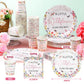 Hushee 200 Pcs Wildflower Baby Shower Paper Plates Napkins Cups Baby Shower Party Supplies Tableware Set A Little Wildflower Is