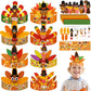 Shyyween 48 Sets Thanksgiving Turkey Craft Kits Fall Thanksgiving Headbands Ornaments Decorations Art Sets DIY Autumn Make a Tur