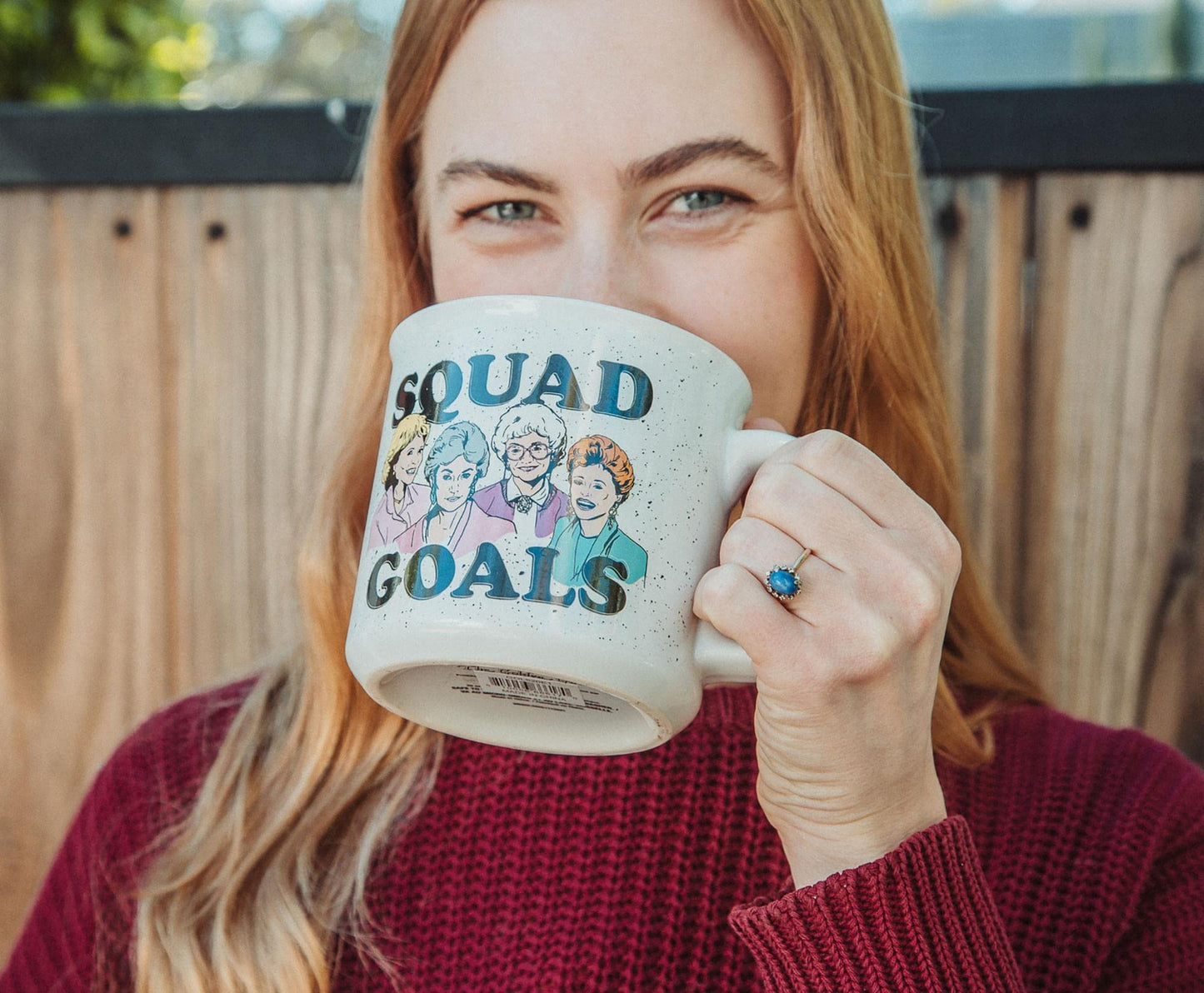 The Golden Girls ''Squad Goals'' Ceramic Camper Mug | Holds 20 Ounces