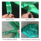 6 Pcs Green Star Foil Balloons One-Piece 14-Pointed Star Balloons 4D Starburst Cone Mylar Balloons 22Inch Christmas Birthday Wed