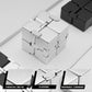 Dolasev Silver Infinity Cube, Kids Fidget Toy, Fidget Toys Adults Anxiety, Fidget Toys For Teens, Cool Metal Anxiety Toys For Ad