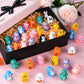 Mini Tumbler Toy, 70pcs Animal Tumbler Toys for Kids, Doll Tumbler Toys for Classroom Rewards Goodie Bag Filler Birthday Party F